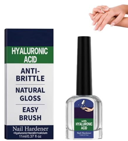 Nagelhärter,Nagelöl mit Hyaluronsäure, Vitamin E & Jojobaöl, Intensivkur für brüchige Nägel, Stärkende Nagelpflege für strapazierte Nägel bei Männer & Frauen