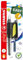 STABILO EASYbuddy - Ergonomic School Fountain Pen - L-Nib - Left-Handed - Pack of 1 - Black/Lime including Blue Ink Cartridge