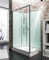 Schulte Cabine de Douche complète en kit 140 x 90 x 204 cm (bac de Douche Inclus), alu-argenté, avec Porte coulissante, Ouverture vers la Gauche, Verre de sécurité Porte 5 mm, Cabine intégrale