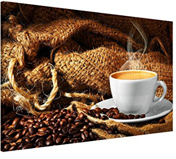 Bilderwelten Magnettafel - Kaffee am Morgen - Memoboard Querformat 2:3, Wandbild Magnettafel Pinnwand Magnetboard Magnetpinnwand Magnetwand Stahl Küche Büro, Größe HxB: 40cm x 60cm