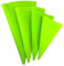 Beunyow 4 Tailles Poche Pâtissière en Silicone, Réutilisable Poche à Douille pour Glaçage et Décoration de Gâteau Pâtisserie Sucre Fondant (Vert)