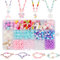 HIFOT bastelset kinder perlen schmuck basteln mädchen 400pcs+, DIY Einhorn Meerjungfrau Schmetterling Prinzessin halskette armband Schmuckherstellung set