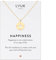 LUUK LIFESTYLE Edelstahl Halskette mit Anhänger für Damen, filigraner Schmuck, Glücksbringer, Freundschafts Kette, Geschenk für Frauen & Mädchen, Kompass I Wegweiser, gold