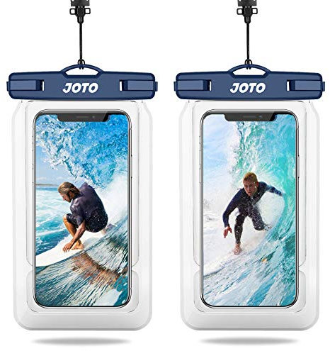 JOTO [2 Pezzi Custodia Impermeabile Smartphone, Cover Subacquea per Telefono Fino a 7 iPhone 17/16/15/14/13/12/11 Air Pro Max XS Max XR SE, Galaxy A05s/A25/A55/A34 -Blu Marino