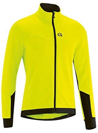 Gonso Herren Silves Jacke, safety yellow / black, S