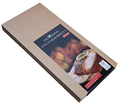 Räucherbrett 2 Stück Räucherplanke aus Buchenholz Grillplanke Grillbrett BBQ