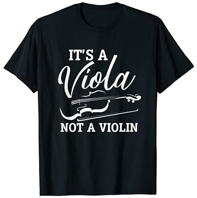 È una viola non un violino divertente giocatore violinista musica Maglietta