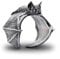 Yorimi Vintage Punk Ringe Fledermaus Ring für Männer Frauen Einstellbarer Cooler Gothic Ring für Halloween Fledermausschmuck Frauen Männer