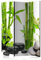 murando Akusticher Raumteiler Bambus grün Foto Paravent 135x172 cm beidseitig auf Vlies-Leinwand Bedruckt Akustikschaum Trennwand Spanische Wand Sichtschutz Home Office Zen Spa b-C-0230-z-b