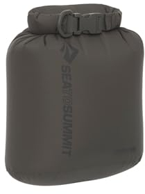 Sea to Summit - Lightweight Dry Bag XS 3L - wasserdichte Aufbewahrung - Rollverschluss - Recycling-Gewebe - Befestigung & D-Ring - Wandern & Paddelsport - 17 x 13.3 x 21.3cm - Beluga Grey - 45g