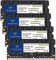 Timetec 64GB KIT(4x16GB) DDR4 2400MHz PC4-19200 Non-ECC Unbuffered 1.2V CL17 2Rx8 Dual Rank 260 Pin SODIMM Laptop Notebook PC Computer Memoria RAM Modulo di aggiornamento (64GB KIT(4x16GB))