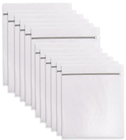 Retine Per Lavatrice da 10 Pezzi, Sacchetti Biancheria con Cerniera, Sacchetto Rete Lavatrice, Borsa In Rete Per Vestiti, Pantaloni, Reggiseni, Calze, Biancheria Intima, Ecc