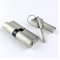 LEFAH Schließzylinder Double Open Lock Tür Fenster Sicherheit 55 60 70 80 90 100 110 120mm Zylinder Wohnzimmer Lock Griff Messing Schlüssel (Color : 120(60 60))