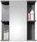DEINE TANTE EMMA 54-416-P2 Gloss Anthrazit Bad Spiegel Spiegelschrank Wandspiegel ca. 60 x 71 x 20 cm
