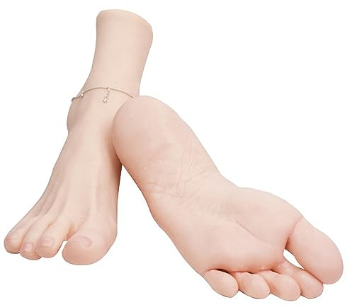 Maletofe Weiches Silikon lebensgroße weibliche Schaufensterpuppe Beine und Füße Schaufensterpuppe Ausstellungsschuhe & Schmuck Sandalen Socken Kunstsammlung