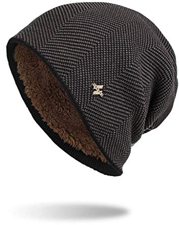 Engel Mütze Wolle Seide, Kaschmir Weichem Outdoor Fleece Cap Mütze Beanie Thermal Klassische Winter Hut Hüte Bommel Innenfutter Weich Warm Herrenmütze Haube