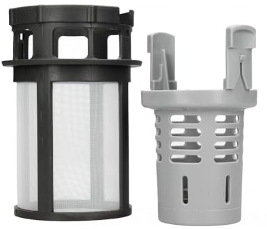 JCSPARES® - Filtro Microfiltro Scarico Completo + Kit Pulizia Per Lavastoviglie Compatibile Con INDESIT hotpoint Ariston Per Modelli: WBO - WFC - BCIO - OWF Ed Ulteriori