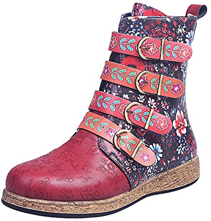 Sneakers Donna Bianche Scarpe Donna Invernali Stivali Pelle Donna Alti Borchie Stivali Al Ginocchio Donna Larghi Stivali Donna Biker Pelle Scarpe Donna