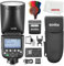 Godox V1 PRO C V1PRO-C V1PRO TTL Li-ion Round Head Camera Flash,76Ws HSS 1/8000s,Built-in Lithium Battery,LED Modeling Lamp,lnnovative External Flash SU-1 for Canon Cameras(Godox V1-C Upgraded)