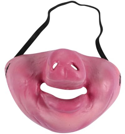 NAMOARLY 1Stk Halloween lustige Halbmaske kleidung Emulsion Partybedarf