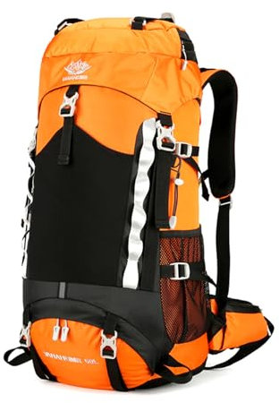 Watreketal Rucksack,Multifunktionaler Rucksack Vielseitiger und bequemer Rucksack 60L Großes Fassungsvermögen Nylon Sport Camping Tagesrucksack