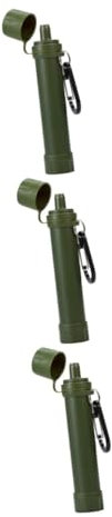 WOONEKY 3stücke Outdoor Wasserreiniger Kompakter Wasserfilter Für Camping Und Abenteuer Tragbarer Lebensmittelsicherer Wasserreiniger Für Unterwegs