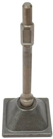 1x Tamping Plate 15.24 x 15.24 cm Stampferplatte 1-1/8'' Betonstampfer Erdstampfer Kompatibel mit Benzinpickel,Garten-Bodenverdichter Stampfer Bodenverdichter