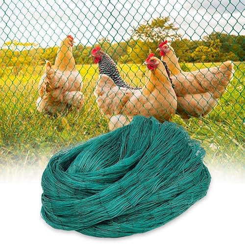 Filet Anti Oiseaux, Filet Poules, Filets pour Jardin, Filet à Volaille, Protection des Fruits, Maille 4 cm, Résistant aux UV, Robuste et Réutilisable (4m*10m)