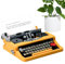 Conjunto de máquinas de escritura retro: conjunto de construcción con mini ladrillos coleccionables, modelo clásico de máquina de escritura vintage | Kit de bloques creativos para adolescentes y adult