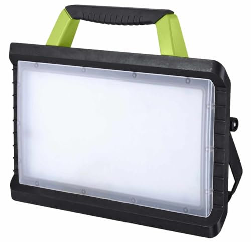 REV LED Arbeitsstrahler WORK 45W tragbar, IP 54, mit 2 Steckdosen, Arbeitsscheinwerfer, Arbeitsleuchte, Flutlicht