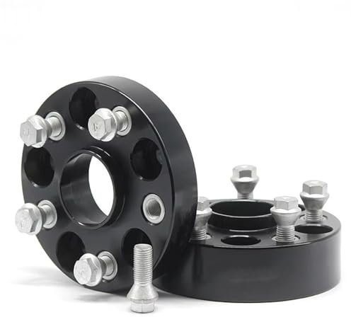 Spurverbreiterungen Für TT Q3 R8 A3 A6 2 Stück 20/25/30/35/40/50mm PCD 5x11 2 57,1mm Rad Spacer Adapter Auto Distanzscheiben(2Piece 30mm Black)
