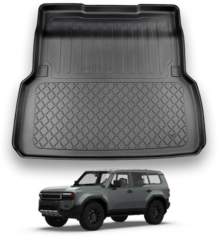 NOMAD Boot Liner Mat for Toyota Land Cruiser 5 Seater 2024+ | Premium Anti-Slip TPE Car Boot Protector Tray, Waterproof Raised Edge Trunk Mat, Easy Clean Cargo Floor Liner