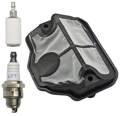 Zündkerzen-Set mit Luft-Kraftstoff-Gemisch passend for Kettensägen 36, 41, 136, 136LE, 137, 137E, 141, 141LE, 142, 142E (Teilenummer: 530029811) – Gartengeräte