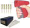 Etikettierpistole Set: Heftpistole SAGA 68X + 10.000 Heftfäden 40 mm Fein + 5 Nadeln Fein | HUTNER