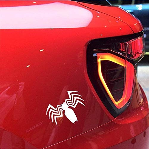 Venom Devil Spider Fun Window Bumper Vinyl Waterproof JDM Sticker 15CM x 11.4CM - White