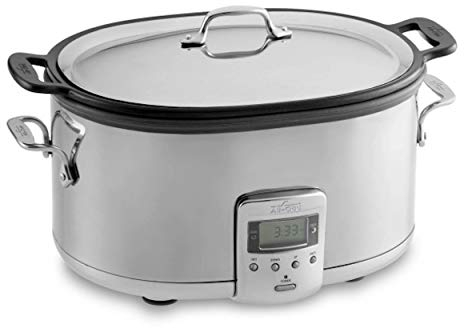 All-Clad SD700350 Slow Cooker, Aluminum, Silver