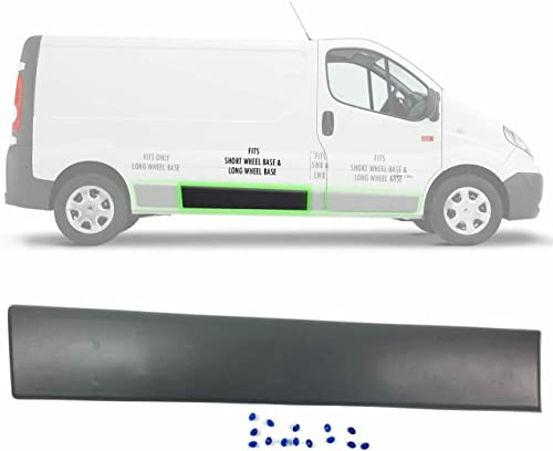 Panneau de moulure long côté droit pour Trafic II, Vivaro, Primastar 2001-2014 8200036075 91165343 4408628