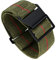 BINLUN Elastic Nylon Watch Straps 18mm/20mm/22mm Marine Nationale Style Parachute Fabric Replacement Watch Band Hook-and-Loop Silver/Black Buckle Men Women（Green-red,18mm）