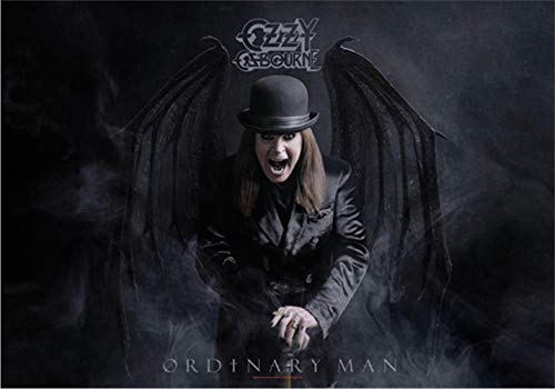 Heart Rock Ozzy Osbourne Ordinary Man Stoff-Poster/Flagge, groß, 750 mm x 1100 mm