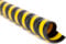 Safeplast Safe-Spiral DUO Hydraulic Hose Spiral Wrap Ø 20 mm, Durable Cable Spiral and Pipe Cover Protector, Flexible Sleeve, Protective Tube for Bundling Hoses and Cables, Black-Yellow, 8 m Length