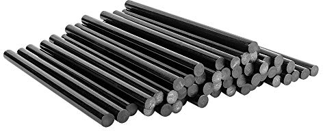 Universal Hot Glue Cartridges | Hot Glue Sticks for Large Hot Glue Guns | Hot Glue Sticks | Diameter 11 mm | 20 cm Long | Pack of 50 | Black