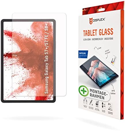 Displex Tablet Glass para Xiaomi Pad 5, película protectora dura (9H), marco de montaje en L ecológico, irrompible, ultrafino, invisible