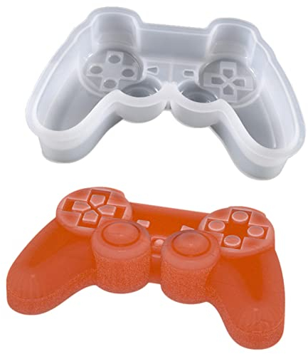 adawd Silikon-Kuchenform zum Backen - Große Game-Controller-Formen Kuchenform | 7,5 Zoll Antihaft-Silikon-Backform für Weihnachts- oder Jubiläumsgeschenkkuchen, Videospiel-Geburtstagsfeier