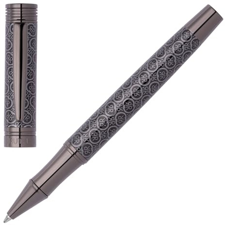 Cerruti 1881 Kugelschreiber Logomania Grey | Schwarze Tinte | Geschenkbox