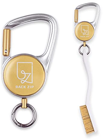 back zip Keenon Sports® Kletterbürste Sicherung – Kletterbürste & Boulderbürste – Karabiner Rolle – 2er Set – Kletterzubehör – für sicheren Grip in der Wand Klettern