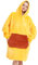 Felpa Donna con Cappuccio Animale Oversize Panda Plaid Super Morbida e Calda con Tasca Frontale Coperta con Maniche Famiglia Pigiama Pile Invernale Aldult Taglia Unica (L, Giallo)