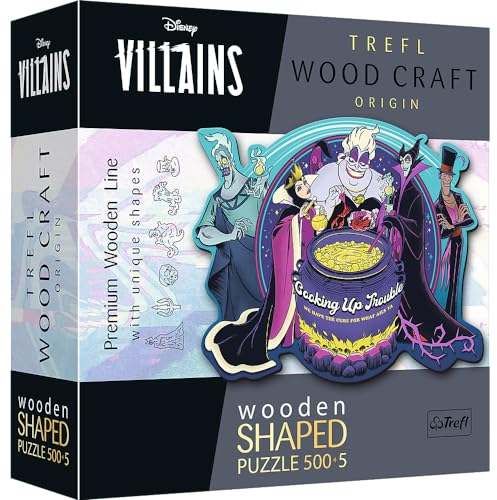 Holz Puzzle Sonderform 500 + 5 Disney Villains