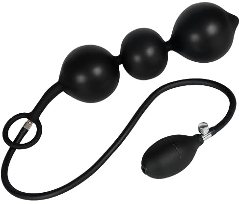 Inflatable Butt Plug Silicone Anal Beads Anal Pump Prostate Massager Anal Trainer Stretcher Expander Adjustable Size Male Adult Sex Toy Anal Plug
