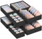 POWZOO 8 Piezas Organizador Cajones,Cajas Plegable de Almacenamiento,Organizador de Cajones y Separador, Organizador Ropa Interior,para Sujetadores,Calcetines, Bufandas, Corbatas y Pañuelos.