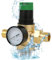 Druckminderer Wasser mit Manometer und Siebfilter,Wasserdruckminderer 3/4 Zoll Messing Druckregler,Wasserfilter mit Druckminderer
